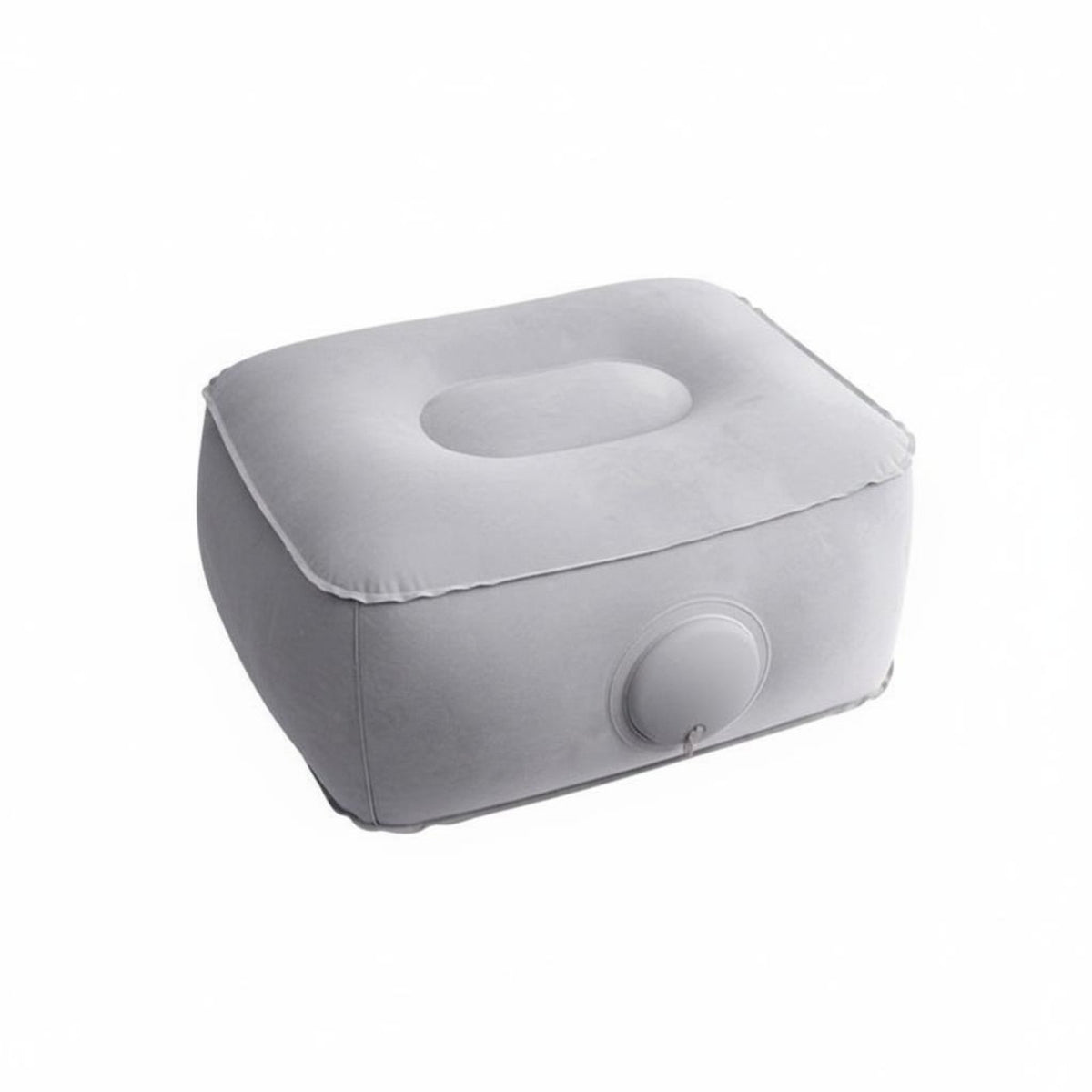 Inflatable Foot Rest Quickly Inflate and Deflate Inflatable Travel Footrest Soft Flocked Surface Portable Travel Footstool for Kids