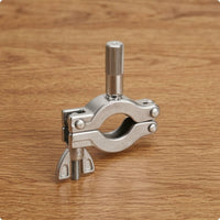 Fishing Rod Bracket with tube Clamp Stainless Steel Fishing Rod Holder with Tube Fastener Easy to Install Hardware for Anglers