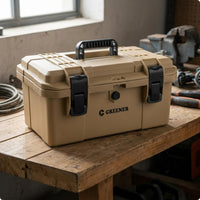 Double-Layer Tool Box Reinforced Hard Plastic Tool Top-Carry Handle Handle
