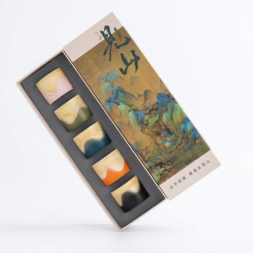 Japanese Arita Ware Ceramic Tea Set, 80ml Cups