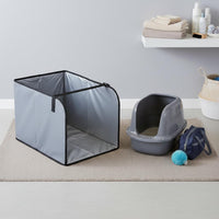 Feline Litter Box Enclosure Portable Feline Litter Enclosure Space-Saving