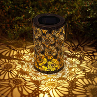 Solar Garden Lantern Weatherproof Outdoor Lighting for Balcony, Camping