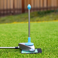Portable Golf Swing Direction Indicator Adjustable Golf Alignment Stick Compact Training Aid Lightweight for Golfers, Beginners, Driving Range, Home Practice