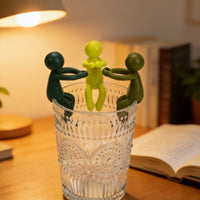 Plant Propagation Companion Cute Design Cartoon Person Plant Holder Decorative Water Based Gardening Support for Hydroponics Enthusiasts