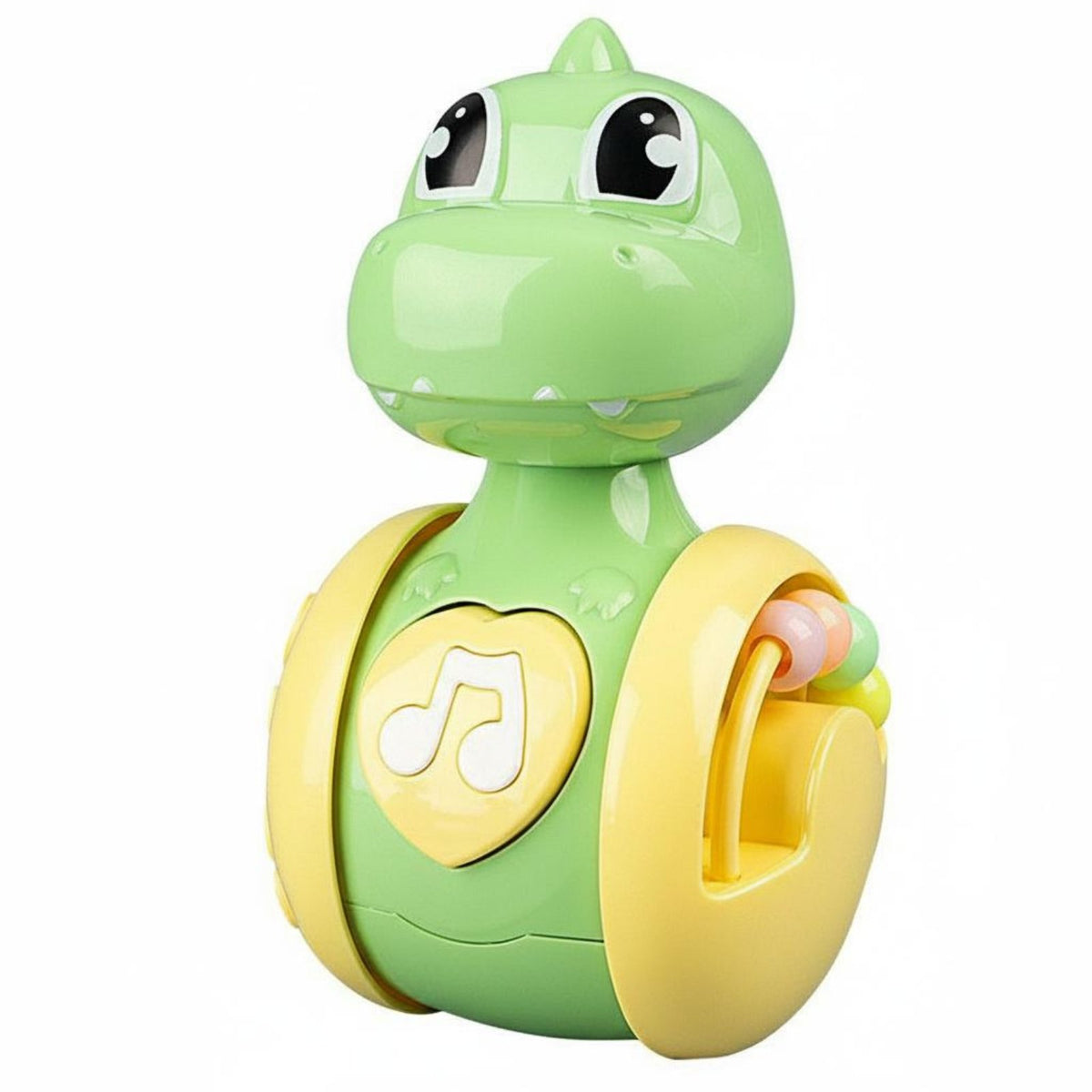 Crawling Encouragement Toy Early Educational Musical Tumbler Impact Resistant Animal Wobbly Toy for Young Children, Kindergarten
