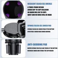 SB-2099 Multifunctional Car Cup Holder with Lock, ABS, for Center Console