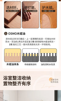 Cream Style Bathroom Towel Rack, No-Drill Installation, Foldable