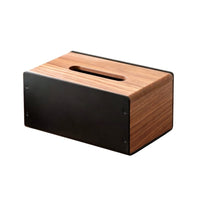 Tissue Box with Wood Body Rectangular Tissue Box Holder Sturdy for Office