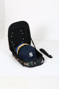 Camouflage EVA Hat Storage Bag with Handle and Shoulder Strap