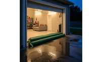 4 Pieces Heavy-Duty Canvas Sandbag with Drawstring Strong Flood Protection Sandbag Tube Empty Flood Barrier Bag Abrasion-Resistant for Homeowners