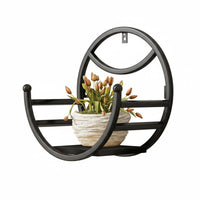 vertical surfaceMounted Pot Bracket toolwithout drilling Installation vertical surfaceMounted Pot Basket for Porch
