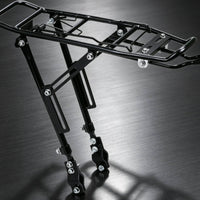 Rear Bike Rack with Guard Rail Heavy Duty Velo Robuste for Daily Commuting