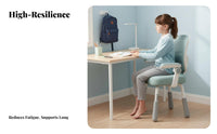 Height-Adjustable Student Chair Stable and Secure Study Seat Padded for Comfort