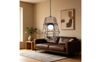 Rope Lampshade Retro Design Rope Lampshade Hand-Woven for Clothing Shop