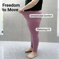 Fleece Lined Tights for Women with High Waisted Thermal Insulation, Opaque for Winter Cold Weather, Soft Warm Leggings