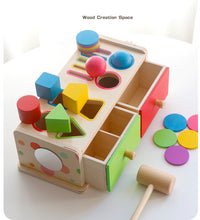 Montessori Early Learning Color Sorting Coin Box Shape Matching Blocks Educational Toy for Toddlers