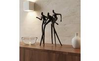 Three-Figure Ornament Minimalist Abstract Figure Sculpture Modern Table Decor Figurine
