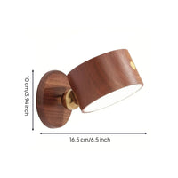 Toadstool Wall Light Wooden Sconce Directional for Readers