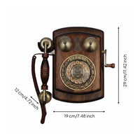 Rotary Wall Phone Corded Antique Wall Telephone No Batteries Needed