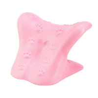 Cervical Traction Pillow Textured Support Ergonomic for Home, Floor