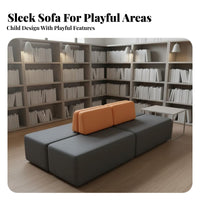 Flexible Arrangement Configurable Bench System Modular Design Public Seating Wear-Resistant Lobby Furniture High-Density Cushion for Interior Designers, Apartment Dwellers, Library, Lounge Area, Waiting Room, Retail Shop