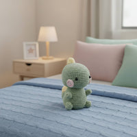 Amigurumi Dinosaur Kit English Instructions Beginner Crochet Set Tutorial