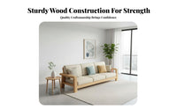 Includes Chaise Lounge L-Shaped Wooden Frame Sofa Simple Design Multi-Piece Couch with Ottoman Raised Legs Living Room Furniture Modular for Apartment Dwellers, Families, Homeowners, Home, Entertainment Space