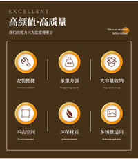 黑色高级感中古风家用床头柜储物柜多功能轻奢床边柜亚克力抽屉柜 床头柜O-02【黑色-红茶】 组装