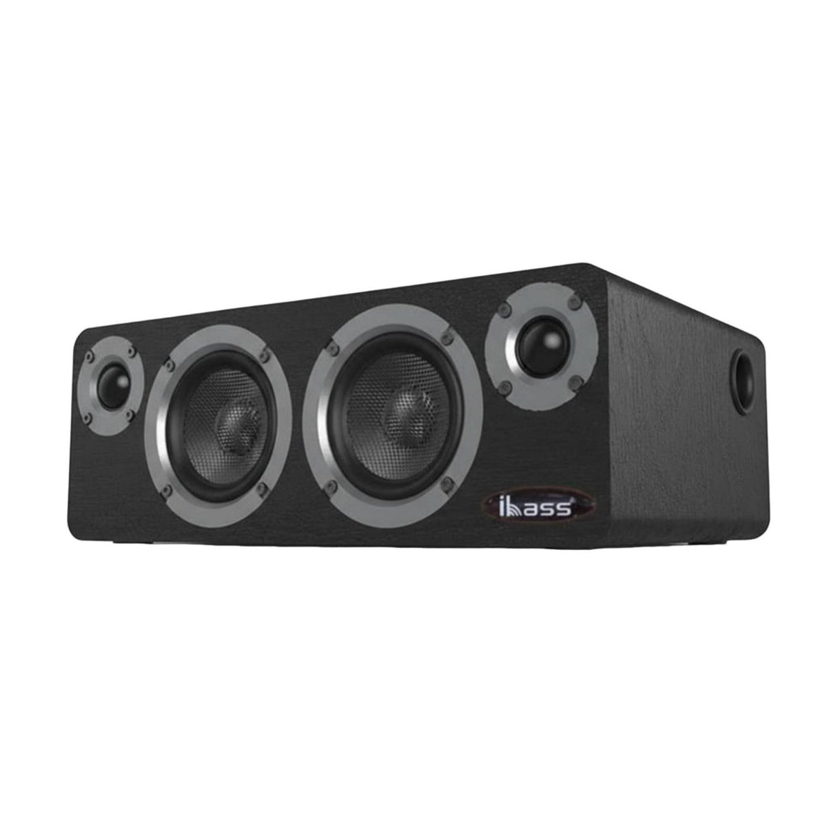 Powered Car Subwoofer Deep Bass Bluetooth Speaker Wooden for Road Trips
