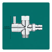 Sdoppiatore rubinetto inox anti-perdite