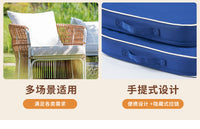 Outdoor Waterproof Stadium Seat Cushion with Backrest Foam Pad