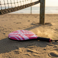 Teardrop Padel Racket Wrapped Handle Padel Racket Sports Gear Non-Slip Grip Soft Feel