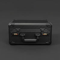 Aluminum Card Briefcase Carbon Fiber Finish PSA Card Carrying Case Shockproof