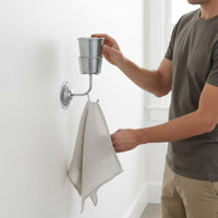 Metal Wall Planter Hook Design Decorative Hanging Vase Space-Saving