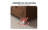 Mobile Tea Station Multifunctional Design 2-Tier Serving Trolley for Living Room