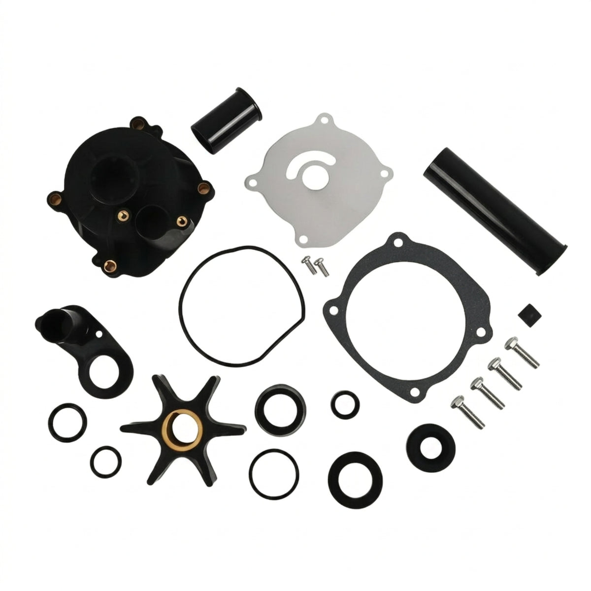 Water Pump Impeller Kit 5001595 Complete Water Pump Repair Kit Heavy-Duty for Boat Owners
