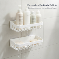 Wall-Mounted Facial Tissue Dispenser and Storage Box for Bathroom Vanity