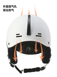 冷元素2025滑雪头盔儿童轻质双单板头盔滑雪运动护具装备安全雪盔