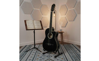 Notched Classical Guitar Smooth  39 Inch Classical Guitar Full Size String Instrument for Practice