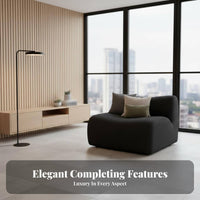 sweepd Bamboo-Joint Settee Minimalist aesthetic sectional Sofa Italian-Inspired plushLike Comfort for Families