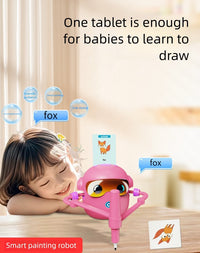 Drawing Robot Toy for Kids, Educational Art Robot, ABS Plastic, Electric, for Export