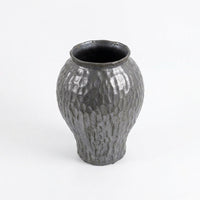 Wabi-Sabi Ceramic Vase, White Short Style
