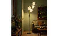 Flower Floor Lamp Modern Floral Floor Lamp Slim Sculptural for Readers, Living Room, Bedroom