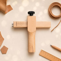 5-Blade Belt Measuring Scale Leather Belt Hand-Held