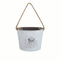 Wall Hanging Planter Rustic Hanging Wall Planter Antique Finish for Living Room