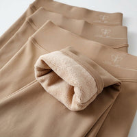 Fleece Lined Tights for Women with High Waisted Thermal Leggings Design, 200G for Cold Weather Winter Warmth, Plus Size Fit