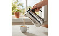 Stainless Steel Espresso Pot Pot Rich Fragrant Flavor Espresso Pot Pot Italian Coffee Brewer No Metal Taste Stovetop Espresso