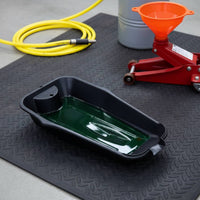 Oil Drain Pan Spill Resistant Design Oil Change Pan Parts Cleaning Tray for Workshop, Garage