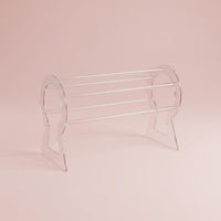 Space-Saving Acrylic Headband Rack Freestanding Hairband Display Rack Transparent Headband Holder Long-Lasting for Retail Storage, Dressing Table, Salon
