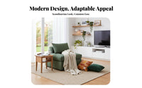Corduroy Block Sofa Minimalist aesthetic sectional Seating open Combination Lowheight for Homeowners, Lounge Area